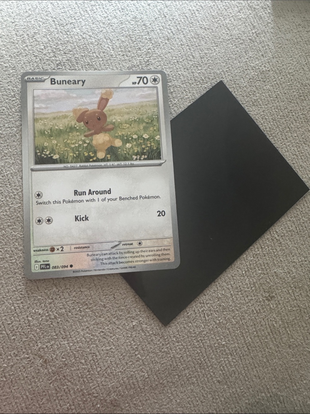 Buneary Pokémon Trading Card